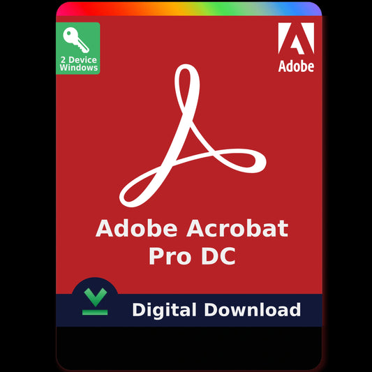 Adobe Acrobat Pro DC 2025 – Digital Download for Windows (One-Time Activation)