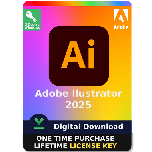 Adobe Illustrator 2025 – Perpetual License Digital Download for Windows