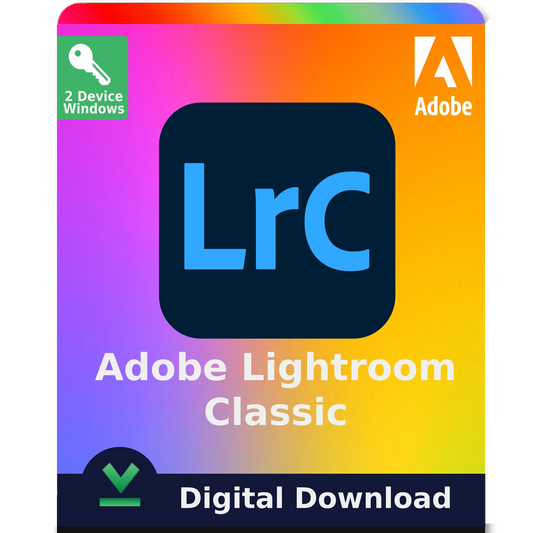 Adobe Lightroom Classic 2025 – Desktop Photo Editor for Windows (One-Time Activation)